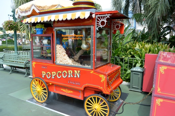Strawberry Popcorn Cart